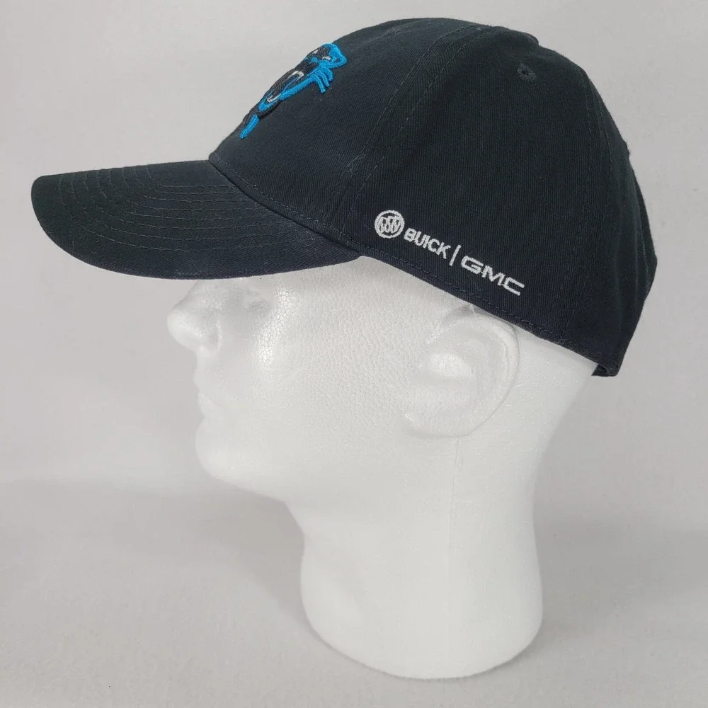 Carolina Panthers Hat Cap Mens Black Strapback NFL Football